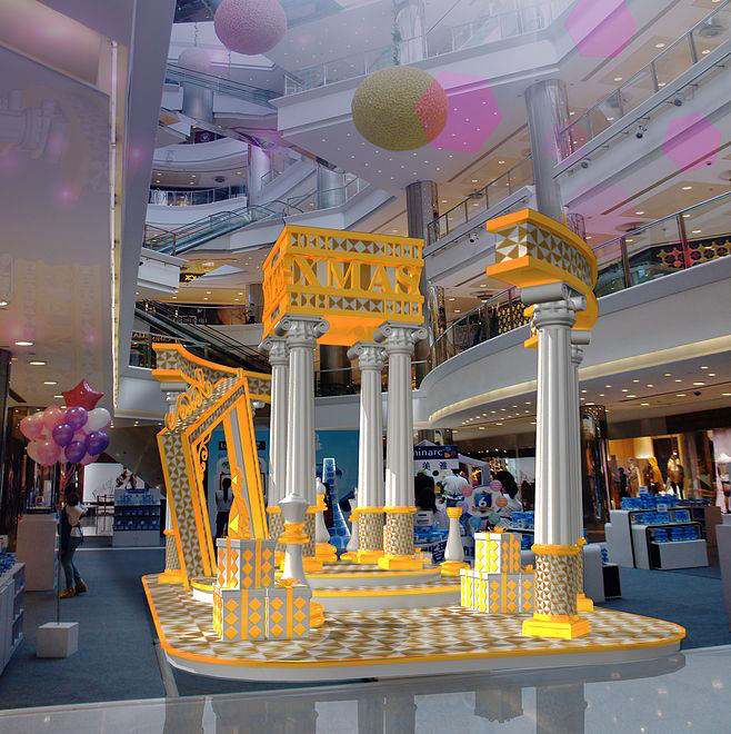 商場節(jié)點美陳布置及各類氛圍包裝